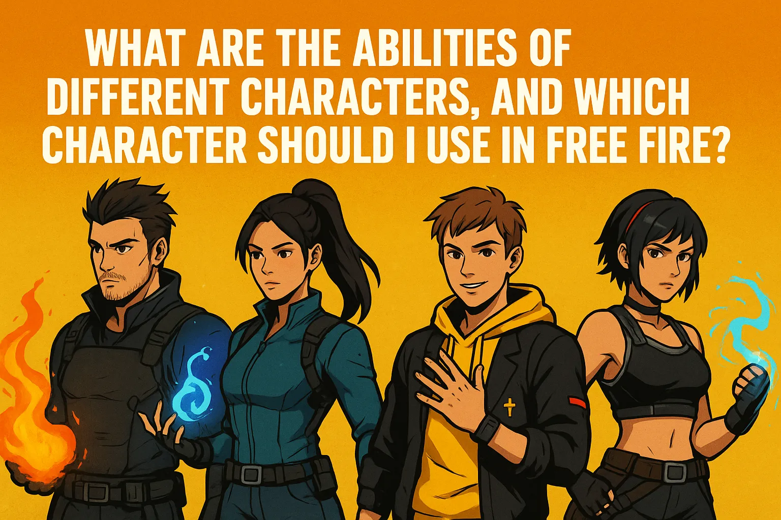 Free Fire characters, their unique abilities, and gameplay strategies in 2025