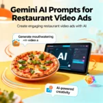 Gemini AI Prompts to Create Restaurant Video Ads Diverse restaurant video ads generated using Gemini AI prompts