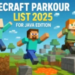 Minecraft Parkour List 2025 for Java Edition featuring top servers and maps