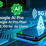 Jio Users Can Now Get Google AI Pro Plan Worth ₹35,100 Free Jio Google AI Pro plan free 18-month subscription offer announcement visual